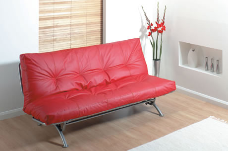 Slumberland Timor Leather Futon