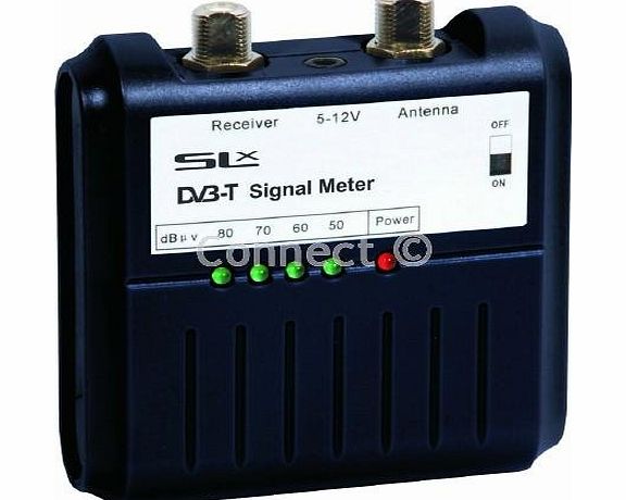 SLx  Digital TV Signal Meter (Philex accessories, Accessory) DVB-T signal meter helps you align your aerial for the best digital reception