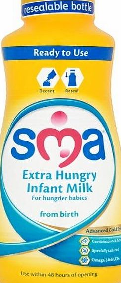 SMA Nutrition SMA Extra Hungry Infant Milk Ready to Feed