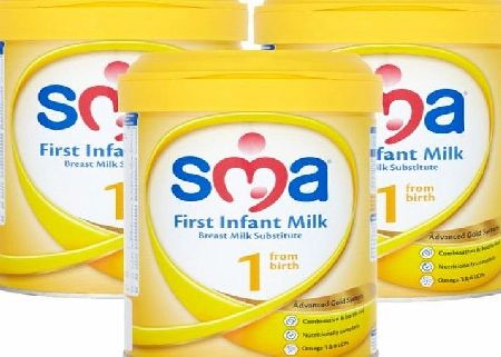 SMA Nutrition SMA First Infant Milk Triple Pack
