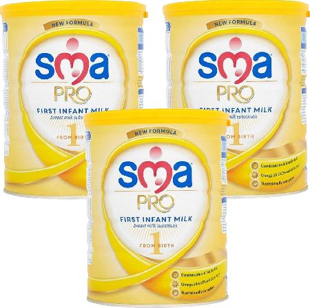 SMA Nutrition, 2102[^]0099787 SMA Pro First Infant Milk 800g - Triple Pack