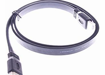SMAKN 1M Flat HDMI V1.4 Cable High Speed   Ethernet Gold 3d HD HDTV Lead