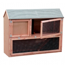 Small Animal Apex Double Decker With Ramp And Wire Bottom 48 48