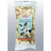 Small Animal Beaphar Nibbly Bitz Spring Veg 50G X 12 Pack