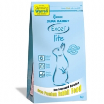 Small Animal Burgess Supa Excel Adult Rabbit Lite 4Kg