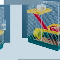 Small Animal Ferplast Hamster Cage Tris 18.1 x 11.4 x 22.8