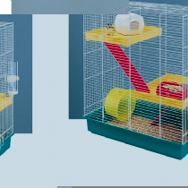 Small Animal Ferplast Hamster Cage Tris 18.1 x 11.4 x 22.8