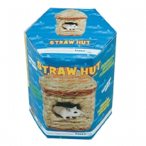 Small Animal Happy Pet Straw Hut Single