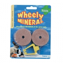 Small Animal Happy Pet Wheely Mineral 2 Pack