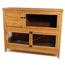 Harrisons Deluxe Double Decker Hutch 128X50X92Cm