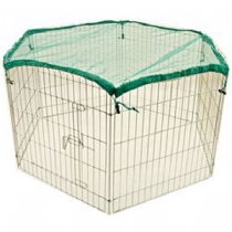 Small Animal Harrisons Small Animal Metal Pen 60 x 60 cm x 6