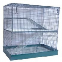 Small Animal Pennine Rat/Chinchilla Cage Triple 69X43X69Cm