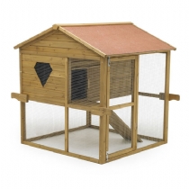 Small Animal Pet House With Run 141X114X131Cm
