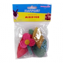 Small Animal Snugglesafe Loofah Mixed Veg Single