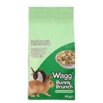 Small Animal Wagg Bunny Brunch Rabbit Food 12Kg (2Kg X 6 Pack)
