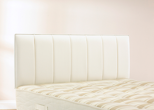 small Double Columbia Headboard - White