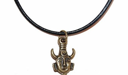 Supernatural Dean Winchester Double Sided Mask Amulet Pendant Necklace (Supplied in a Gift Pouch) Unique Jewellery