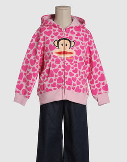 SMALL PAUL by PAUL FRANK FLEECETOPS Zip sweatshirts GIRLS on YOOX.COM