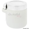 Small White Ceramic Storage Canister With