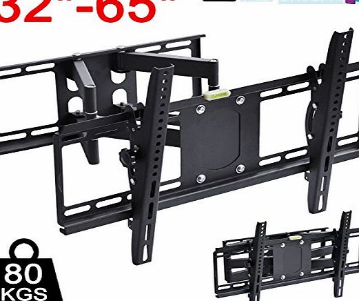 Smallwise Trading TV Wall Bracket for 32-65 inch LCD, LED amp; Plasma TV. Super-strength Load Capacity up to 80KG, Max VESA 600x400mm
