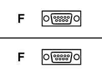 SMART DB9F/DB9F Serial cable