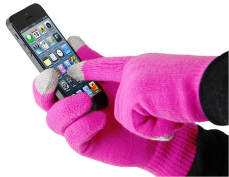 Smart Glove - Touch Glove for iPhone - Pink