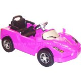 Smart Play Zone Ferrari Enzo style Ride on electric battery kids toy car with parental remote - Pink