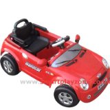 Mini Cooper Kids ride on electric battery powered toy car with parental remote - Blue