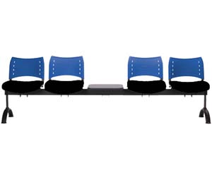 Smart poly 50/50 4 beam seat and table