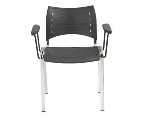 smart poly stacking armchair