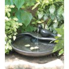 Smart Solar Ceramic Garden Dove Solar Powered Fountain