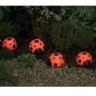 Smart Solar Ladybird Lights - Set of 4