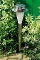stainless steel garden lights available with 2 or 6 lights
