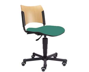 Smart wood 50/50 swivel chair