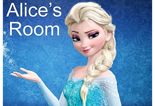 ELSA FROZEN personalised childs name signs gift idea200mm x 150mm
