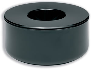 Smead Desk Ashtray Round Metal Flame-Retardant