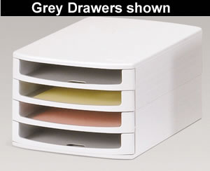 Smead Desktop Drawer Set with 4 Open Drawers