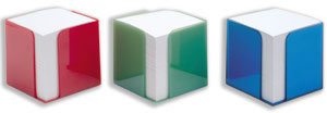Smead Noteblock Holder Translucent Acrylic Green