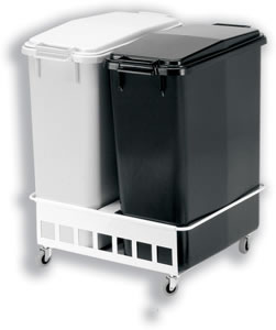 Smead Slim Bin 60 Litres Black Ref S10496221