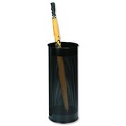 Smead Umbrella Stand Tubular Metal Perforated 28.5 Litres Black Ref A2900-0269