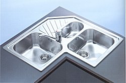Smeg DBD3C Corner inset sink