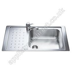 Single Bowl Single Drainer Sink with Right Hand Bowl