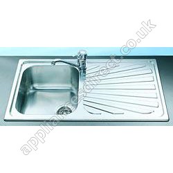 Smeg Single Drainer Inset Sink - Left Hand Drainer
