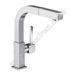 Smeg Square Spout Mixer Tap With Pull -out Spray