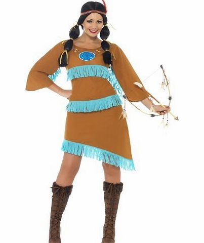 Smiffys Indian Princess Costume with Dress (L)