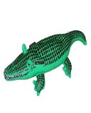INFLATABLE GREEN CROCODILE 140cm DOWN UNDER/BEACH PARTY