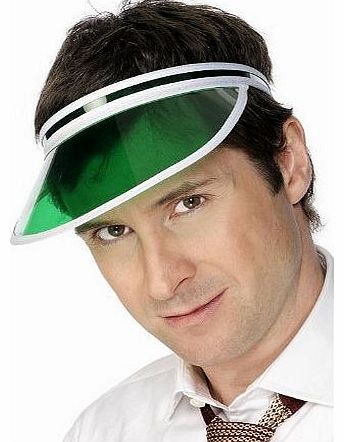 Smiffys Poker Visor (Green)