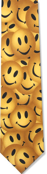 Faces Silk Tie