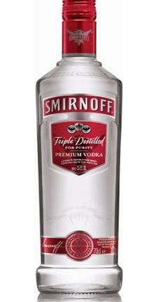 Smirnoff Red Label Vodka 1 Litre Bottle