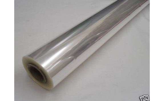 10m x 80cm Roll Clear Cellophane Wrap. Florist Quality Cello Bouquet / Gift / Hamper / Basket Wrapping